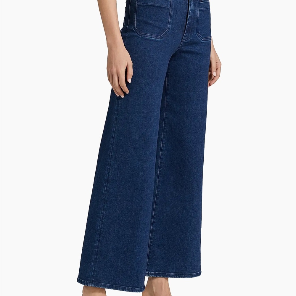 Frame Le Slim Palazzo Jeans with Front patch pockets 26 - Picture 3 of 11